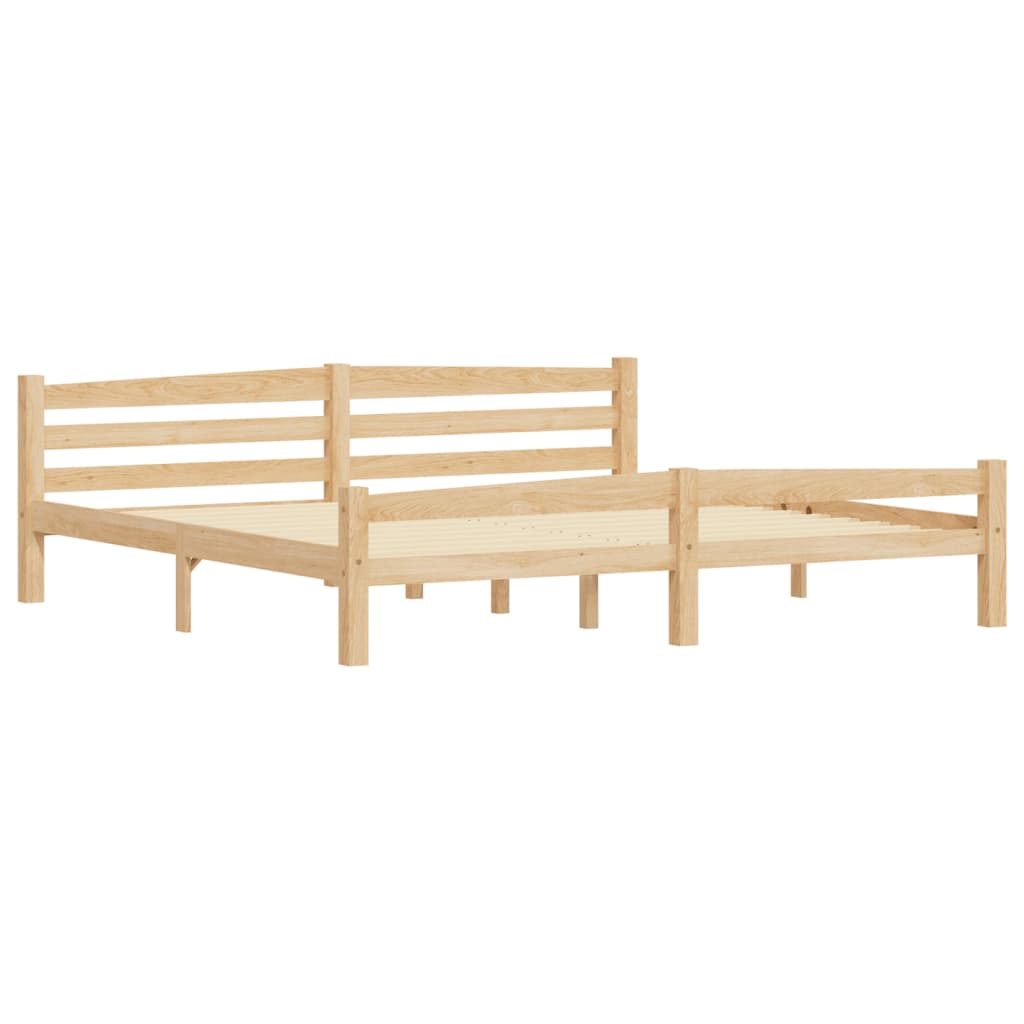 Sengeramme heltre furu 200x200 cm