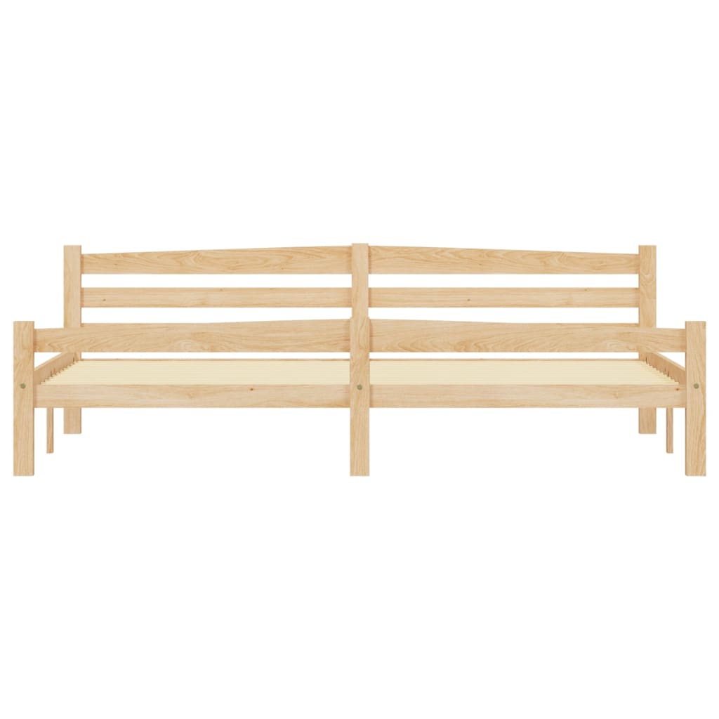 Sengeramme heltre furu 200x200 cm