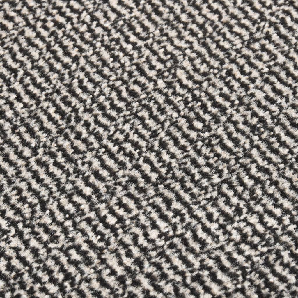 Tuftet dørmatte 90x150 cm lysebrun