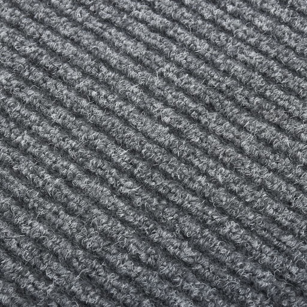 Smussfangende teppeløper grå 100x200 cm
