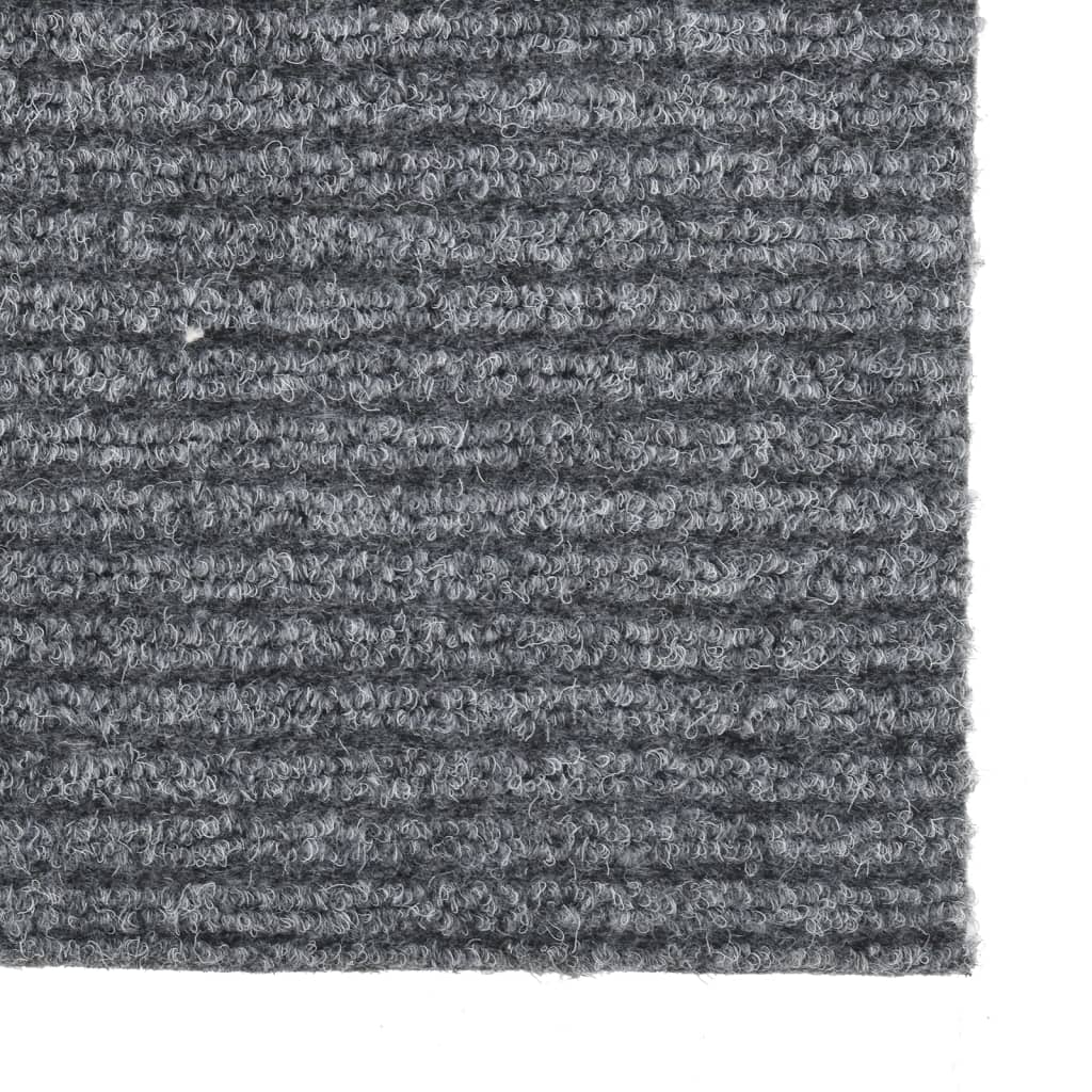 Smussfangende teppeløper grå 100x200 cm