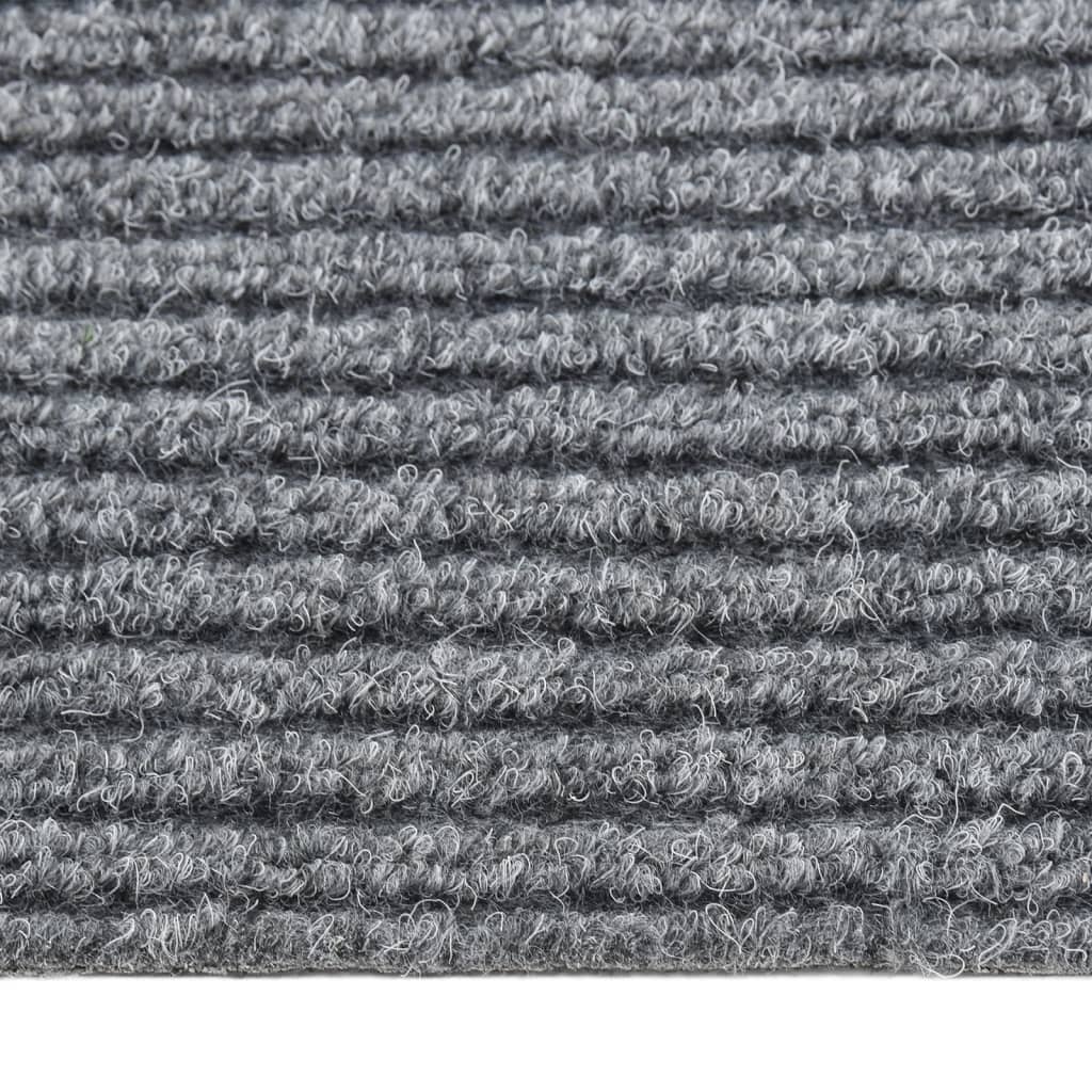 Smussfangende teppeløper grå 100x200 cm