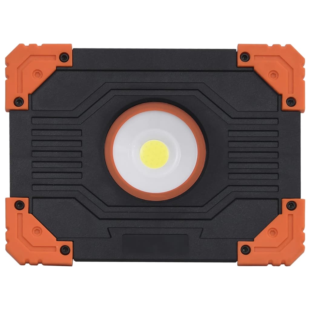 Bærbart LED-spotlys ABS 10 W kaldhvit
