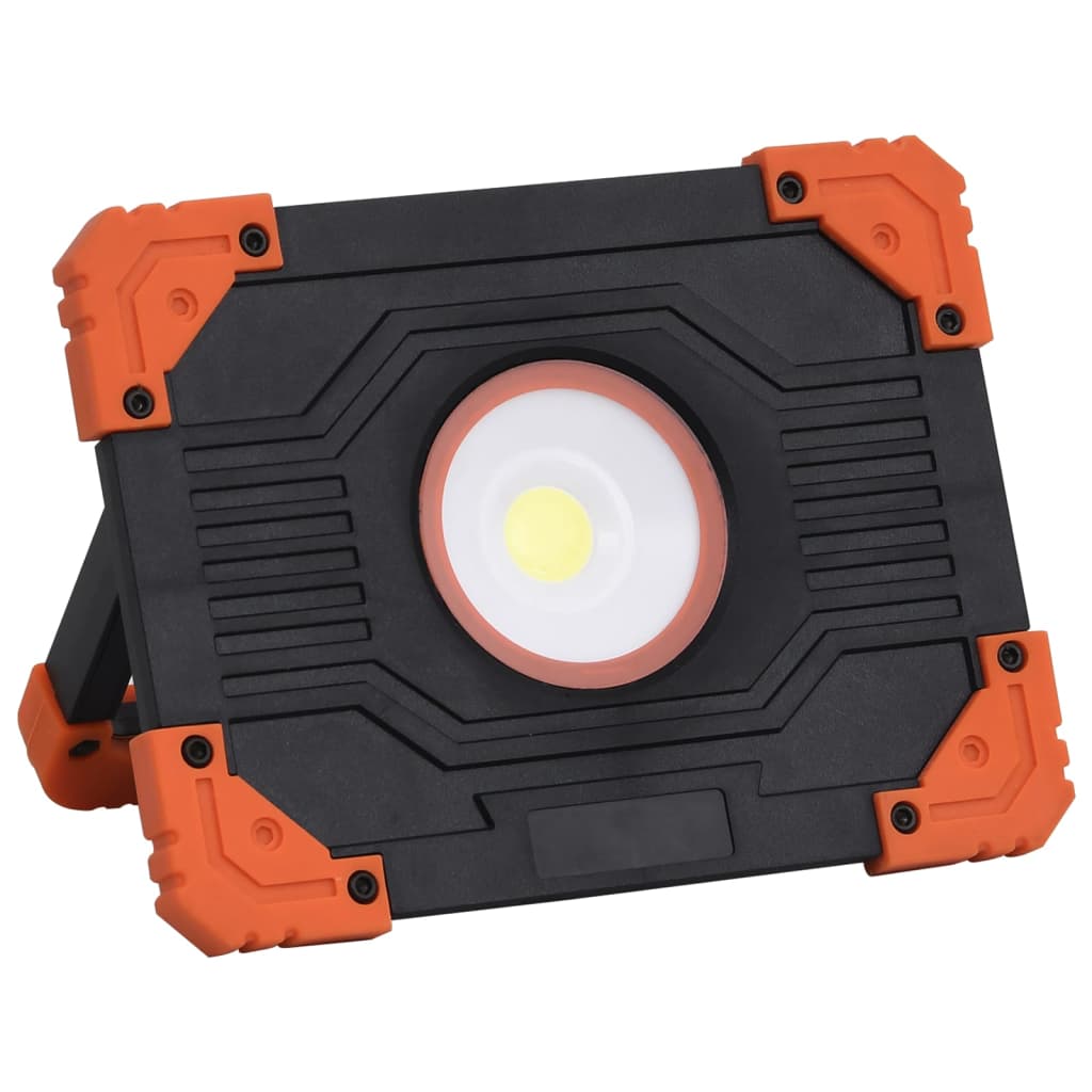 Bærbart LED-spotlys ABS 10 W kaldhvit