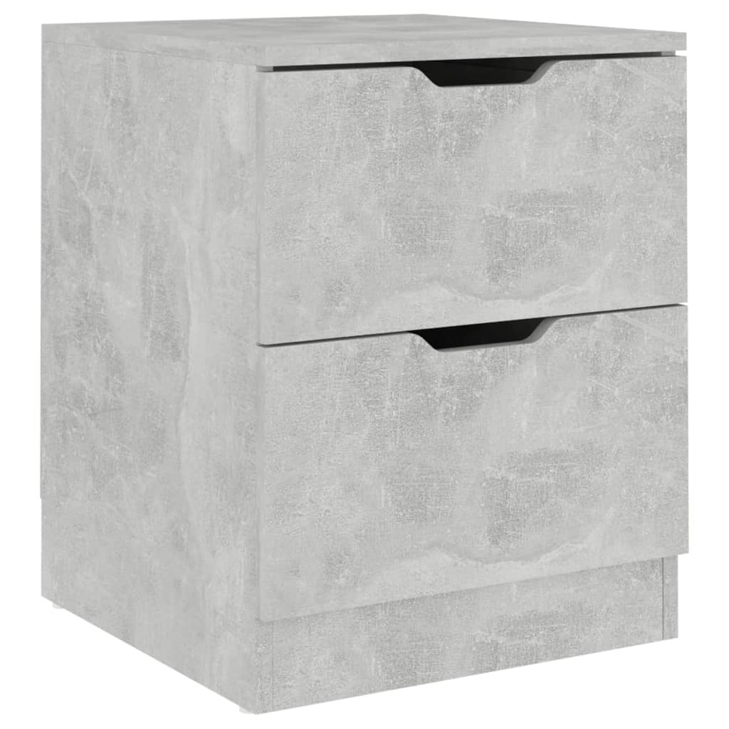 Nattbord betonggrå 40x40x50 cm konstruert tre