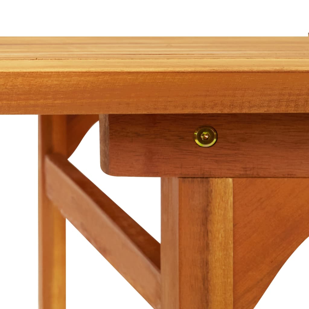 Utendørs spisebord 180x90x75 cm heltre akasie