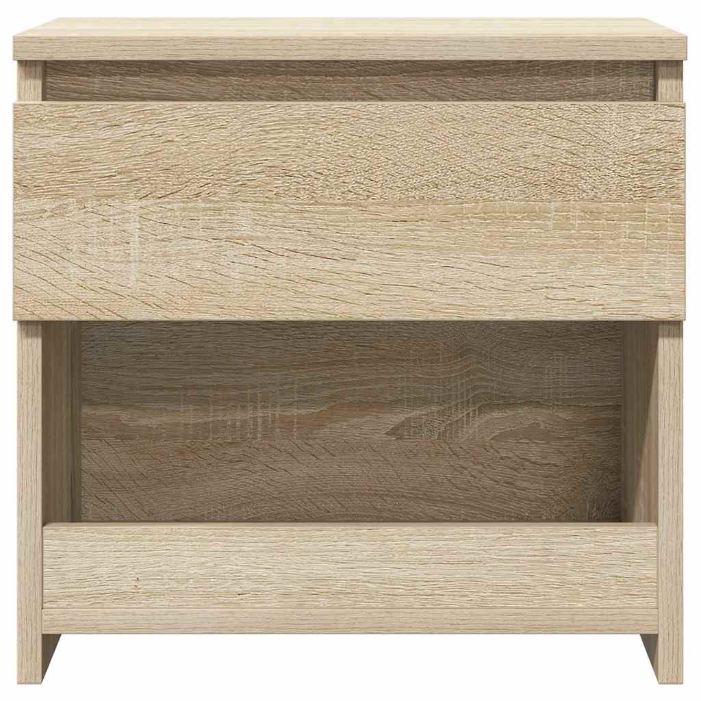 Nattbord 2 stk sonoma eik 40x30x39 cm konstruert tre