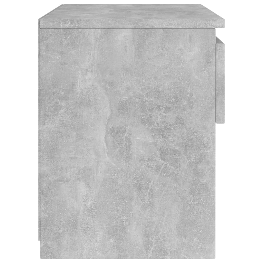 Nattbord 2 stk betonggrå 40x30x39 cm sponplate