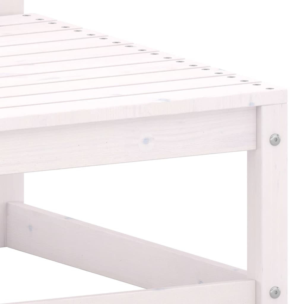 Hagesofagruppe med puter 2 deler hvit heltre furu