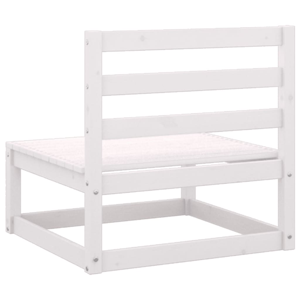 Hagesofagruppe med puter 2 deler hvit heltre furu