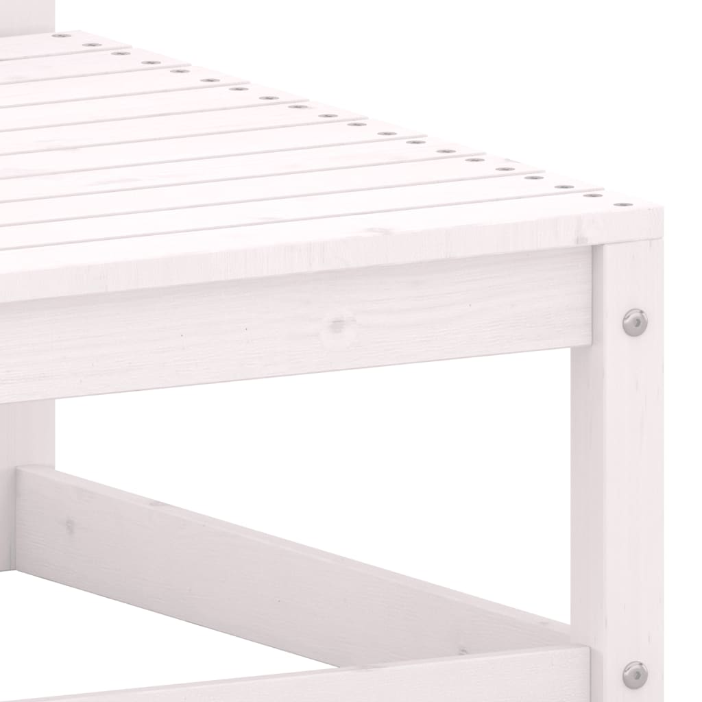 Hagesofagruppe med puter 2 deler hvit heltre furu