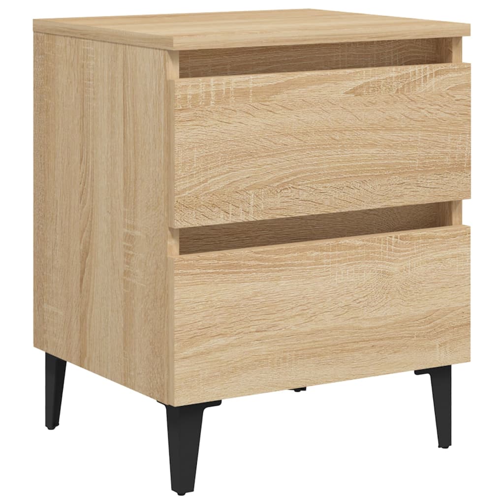 Nattbord sonoma eik 40x35x50 cm konstruert tre