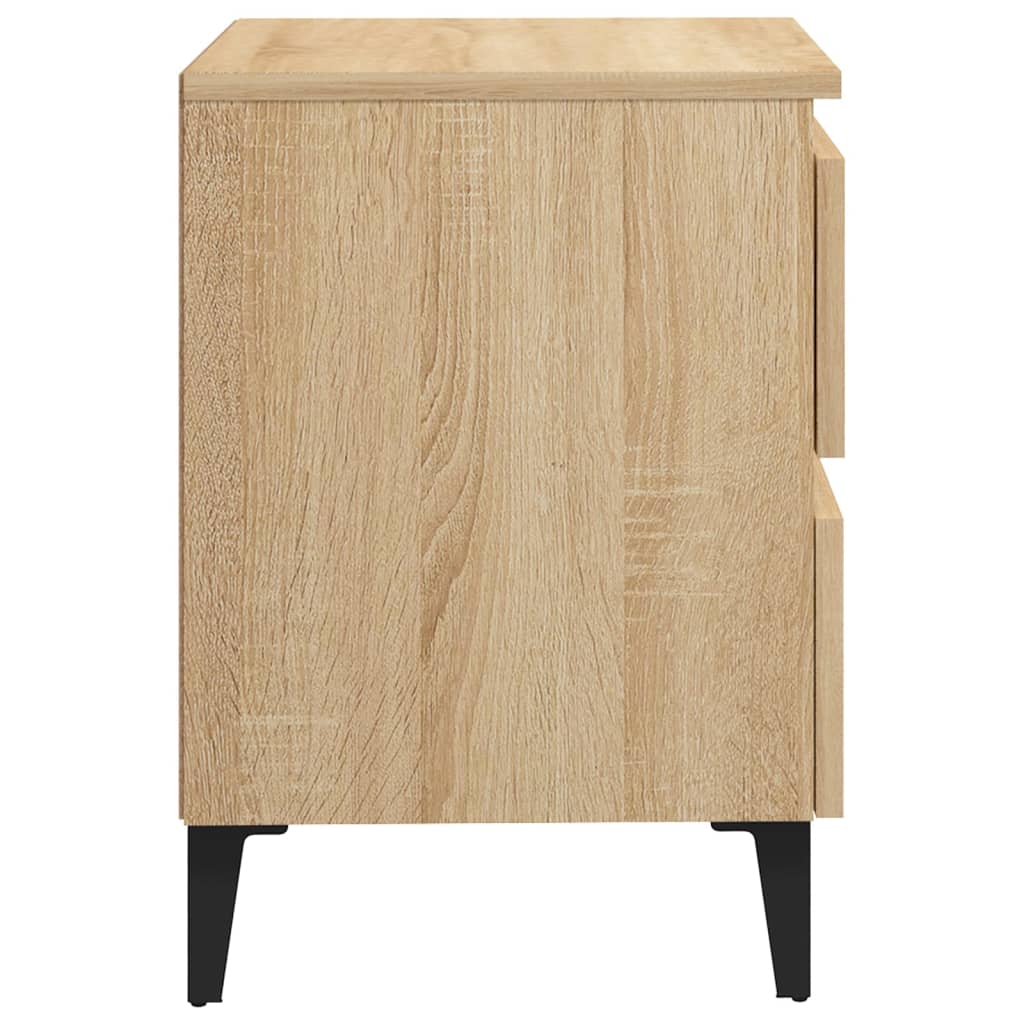 Nattbord sonoma eik 40x35x50 cm konstruert tre