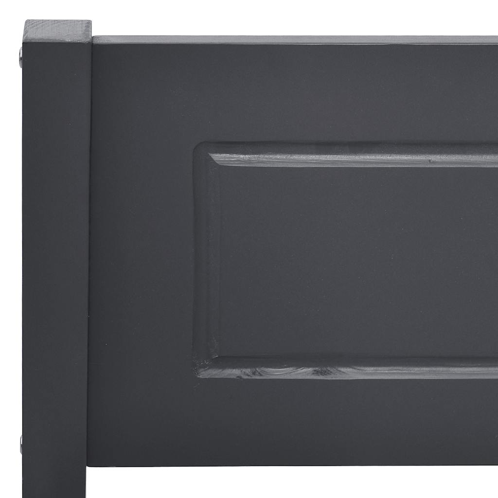 Sengeramme heltre furu grå 120x200 cm