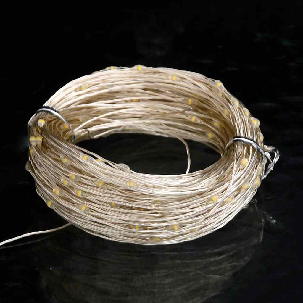 LED-strenglys med 300 lysdioder varmhvit 30 m