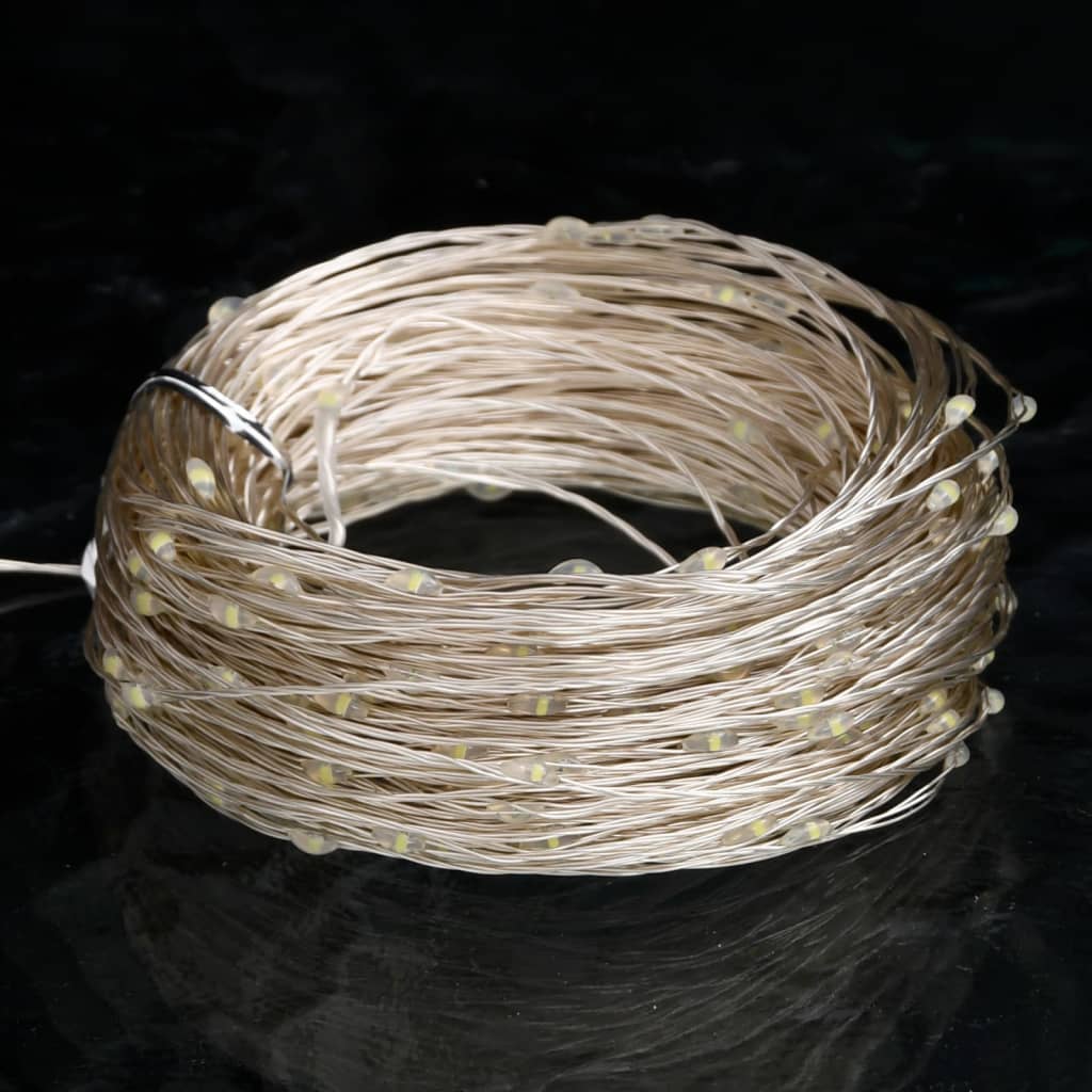 LED-strenglys med 150 lysdioder kaldhvit 15 m