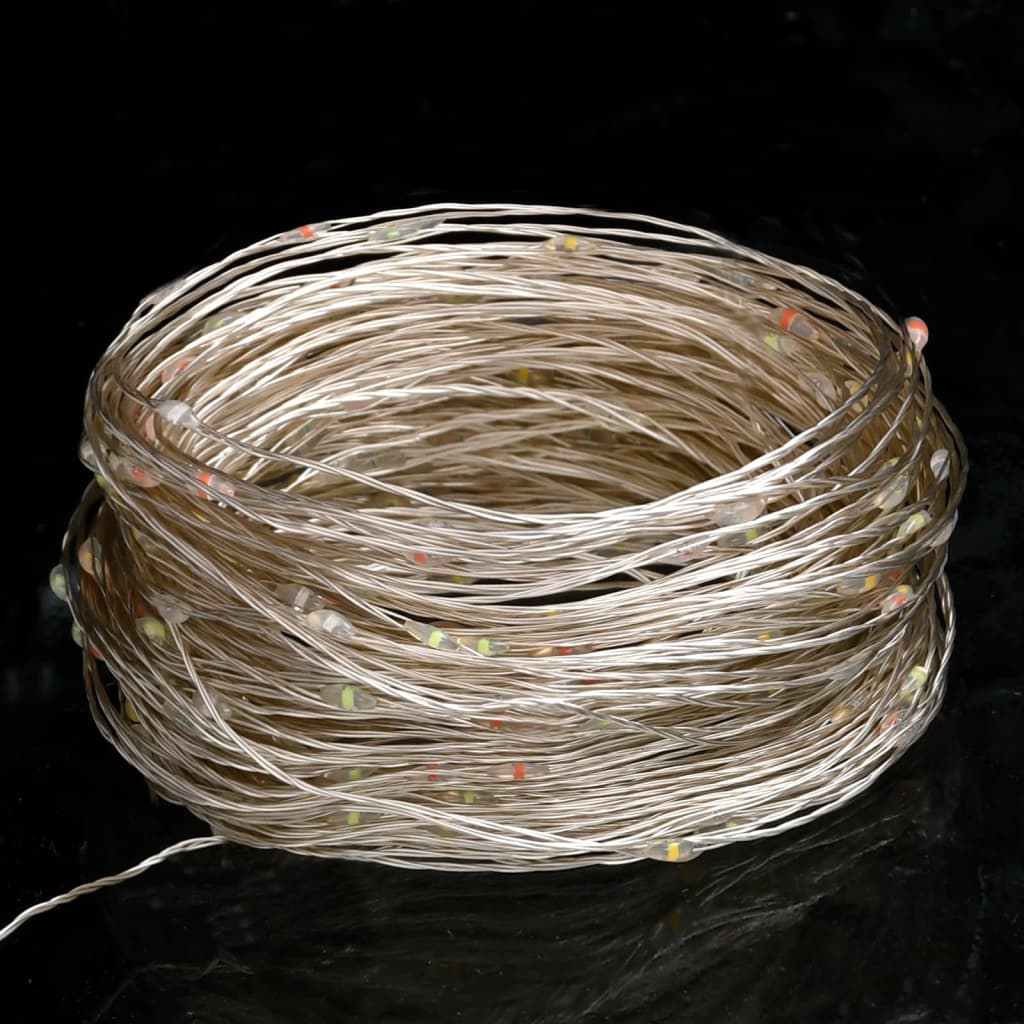 LED-strenglys med 150 lysdioder flerfarget 15 m