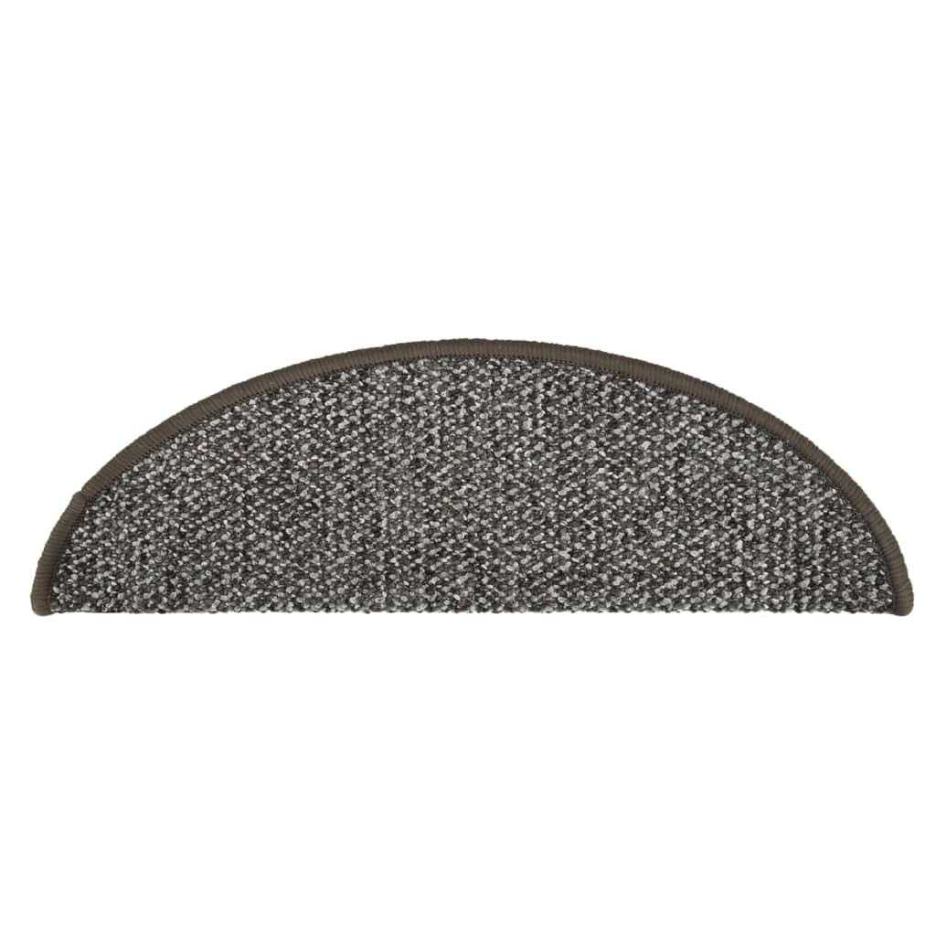 Trappetrinnstepper 15 stk antrasitt 65x21x4 cm