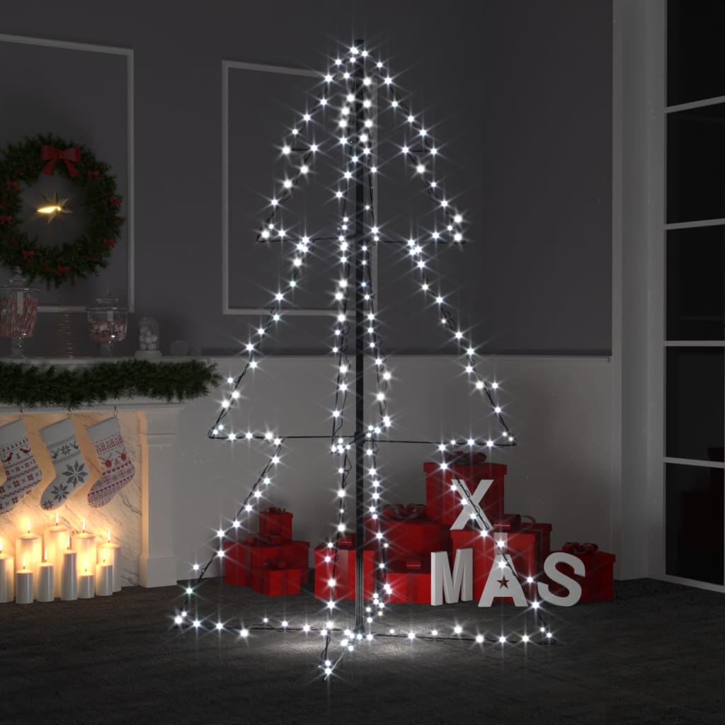 Juletre kjegle 200 LED innendørs og utendørs 98x150 cm