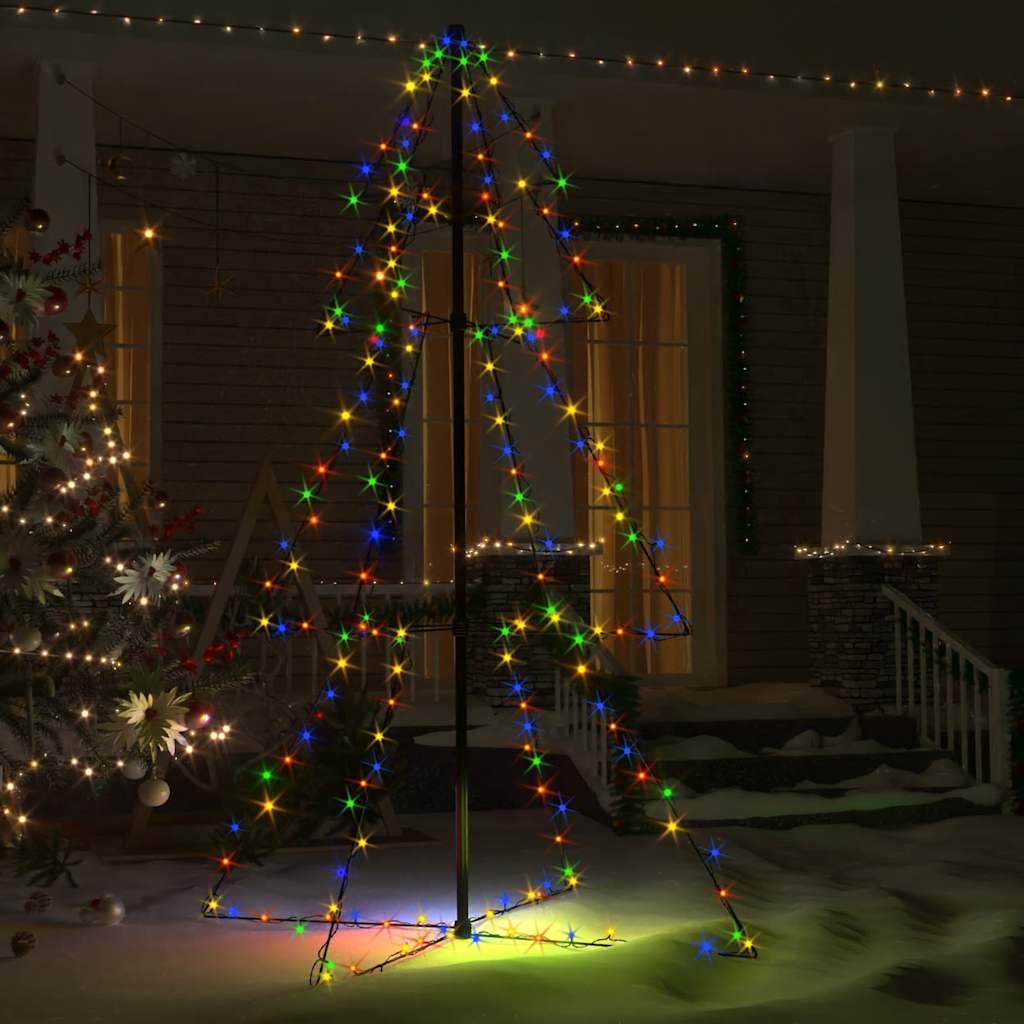 Juletre kjegle 200 LED innendørs og utendørs 98x150 cm