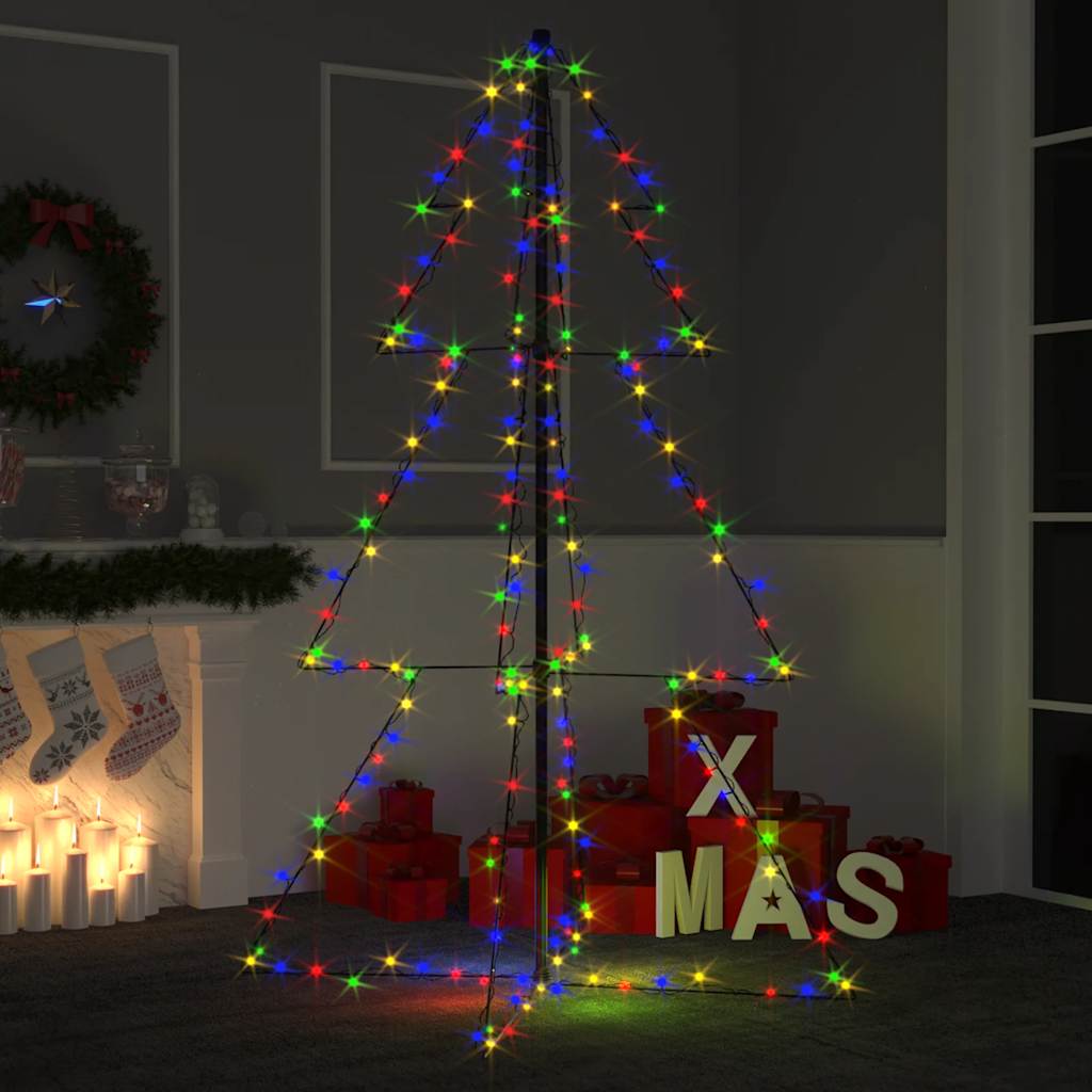 Juletre kjegle 200 LED innendørs og utendørs 98x150 cm