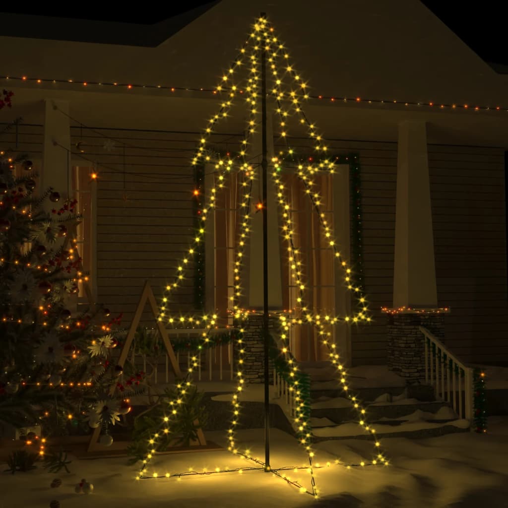 Juletrekjegle 300 LED innendørs og utendørs 120x220 cm