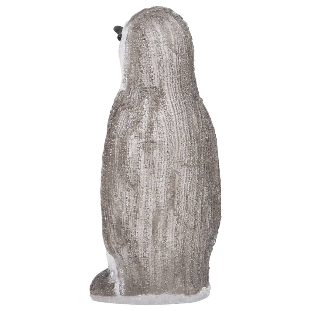 LED-pingvinfigur akryl innendørs og utendørs 30 cm
