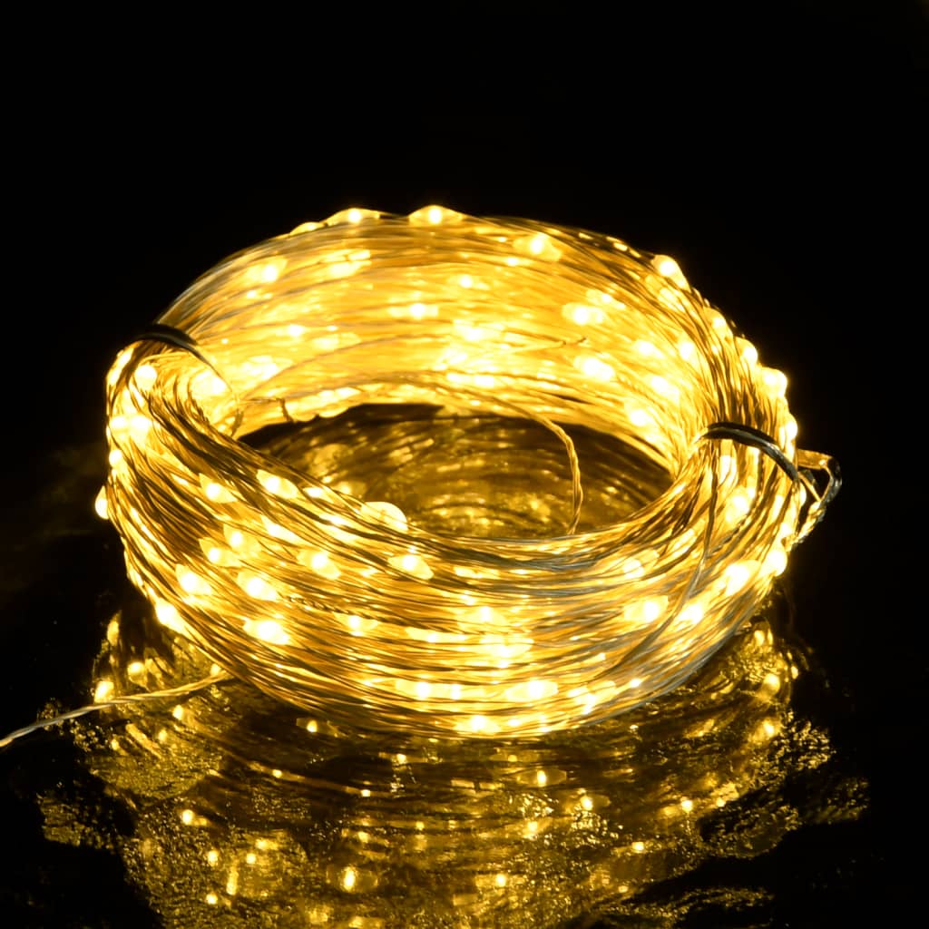 Eventyrlysslynger 40m 400 LED varmhvit 8 funksjoner