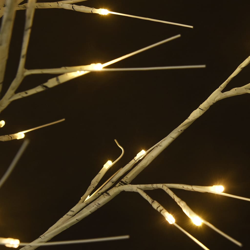 Juletre 180 LED 1,8m varmhvit silje innendørs og utendørs