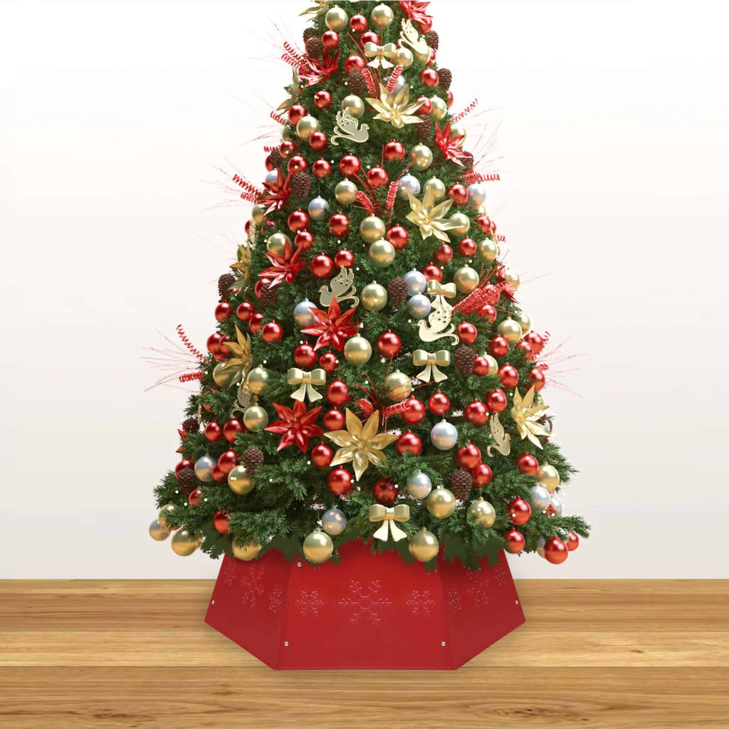 Juletreskjørt rødt Ø68x25 cm