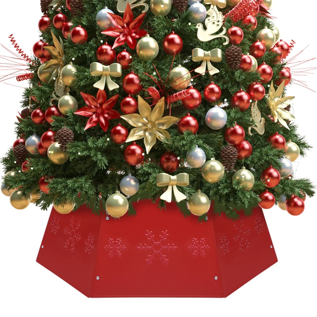 Juletreskjørt rødt Ø68x25 cm