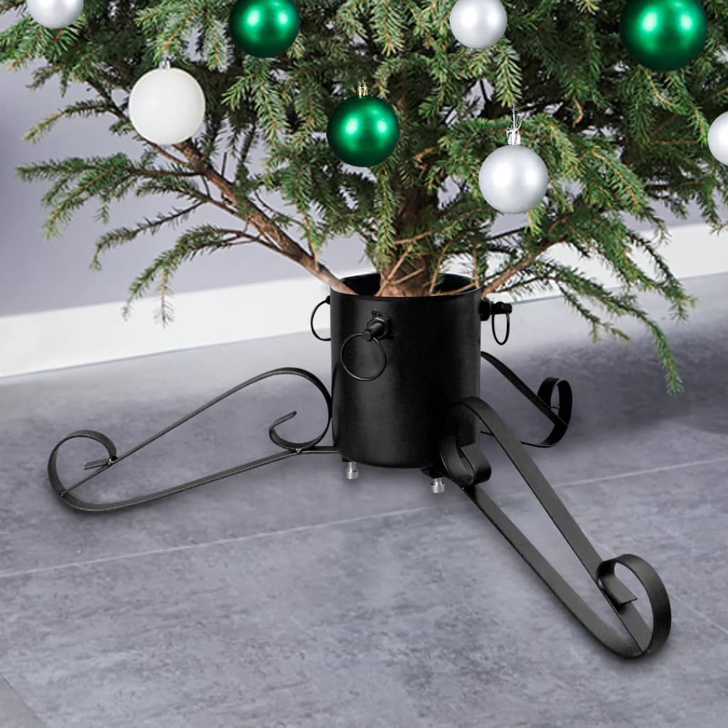 Juletrestativ svart 58x58x21 cm