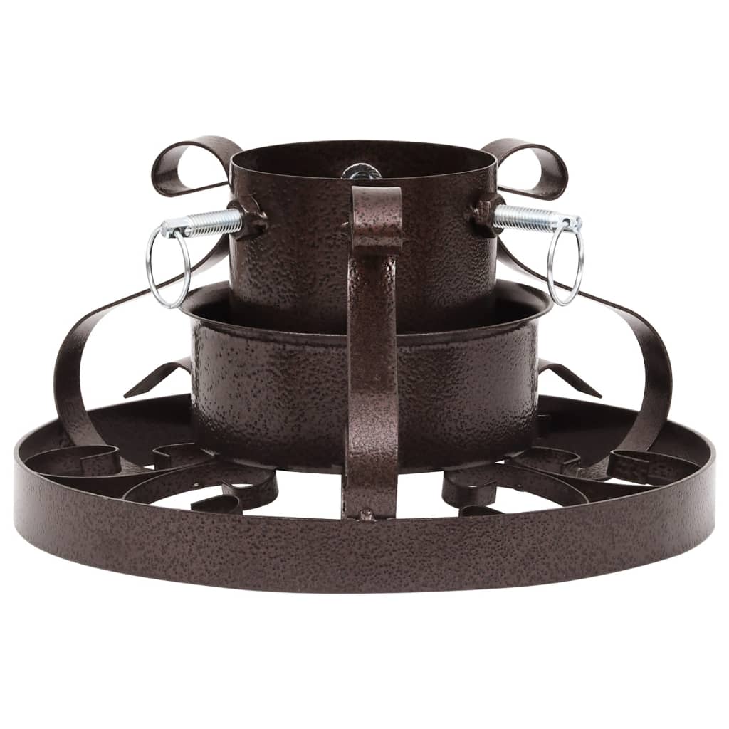 Juletrestativ antikk kobber 29x29x15,5 cm