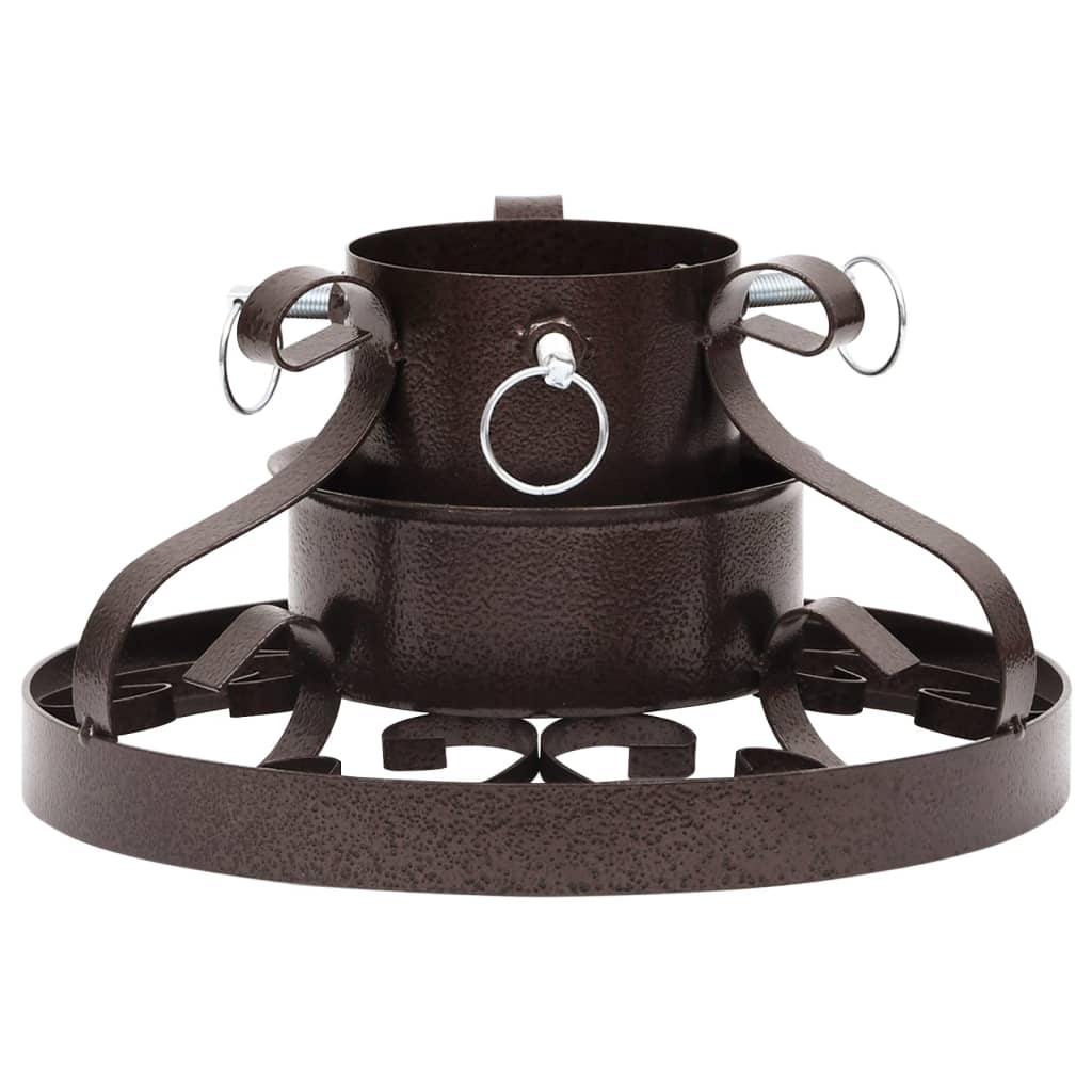 Juletrestativ antikk kobber 29x29x15,5 cm