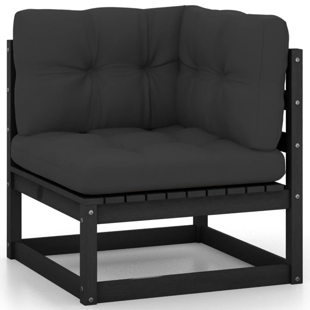 Hagesofagruppe med puter 4 deler heltre furu