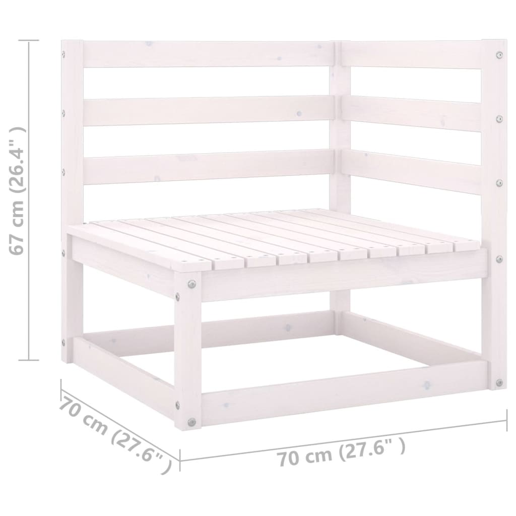 Hagesofagruppe med puter 5 deler heltre furu