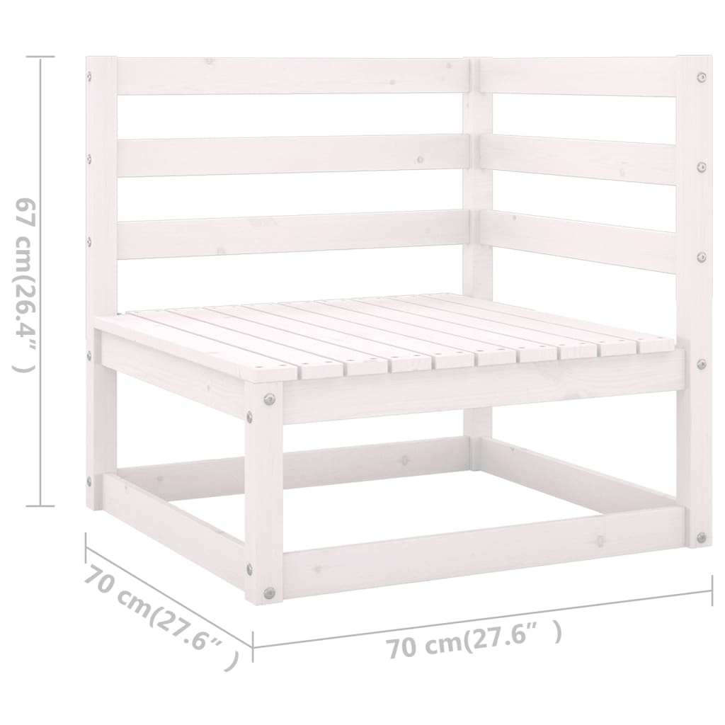 Hagesofagruppe med puter 4 deler heltre furu