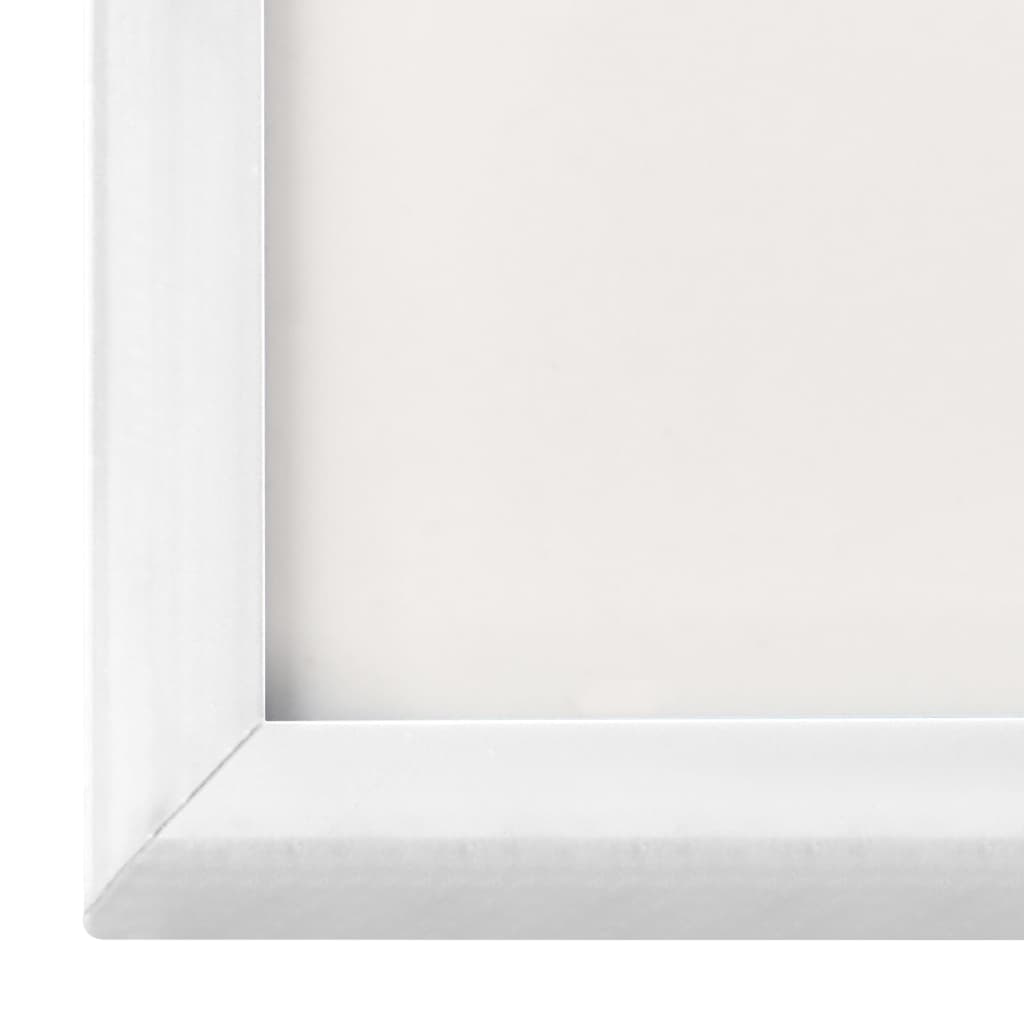 Fotorammekollasje for bord 5 stk hvit 21x29,7 cm MDF