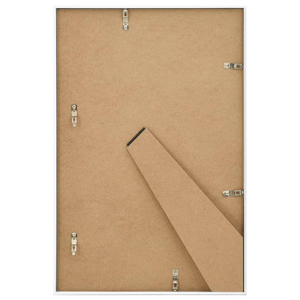 Fotorammekollasje for bord 5 stk hvit 21x29,7 cm MDF