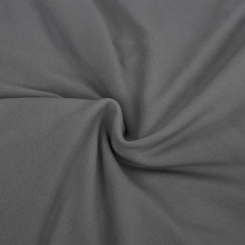 2-seters sofaovertrekk polyester antrasitt