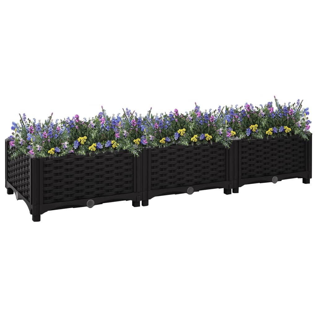 Høybed 120x40x23 cm polypropylen