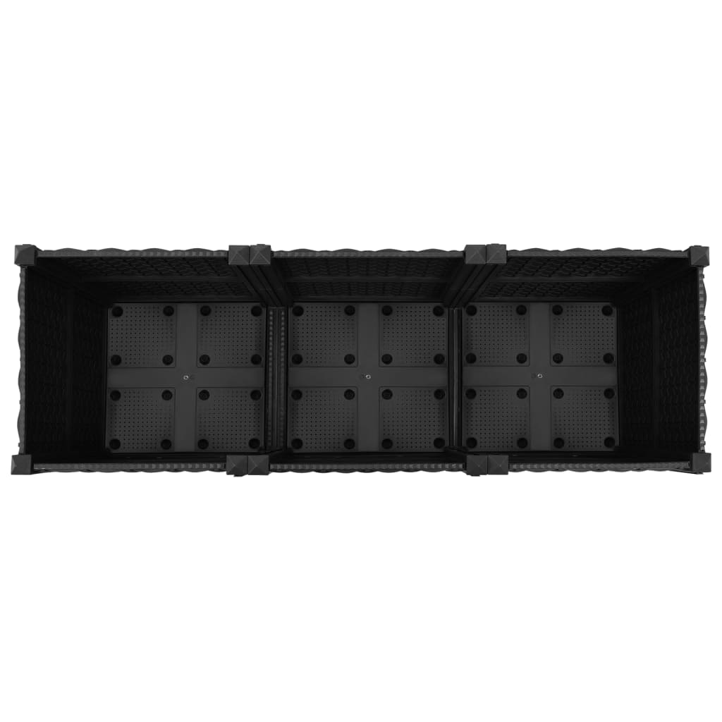 Høybed 120x40x38 cm polypropylen