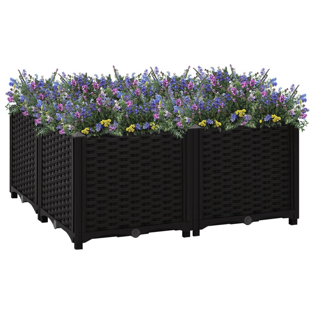 Høybed 80x80x38 cm polypropylen
