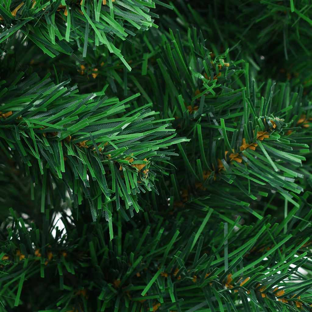 Forhåndsbelyst kunstig juletre med kulesett 210 cm 910 grener