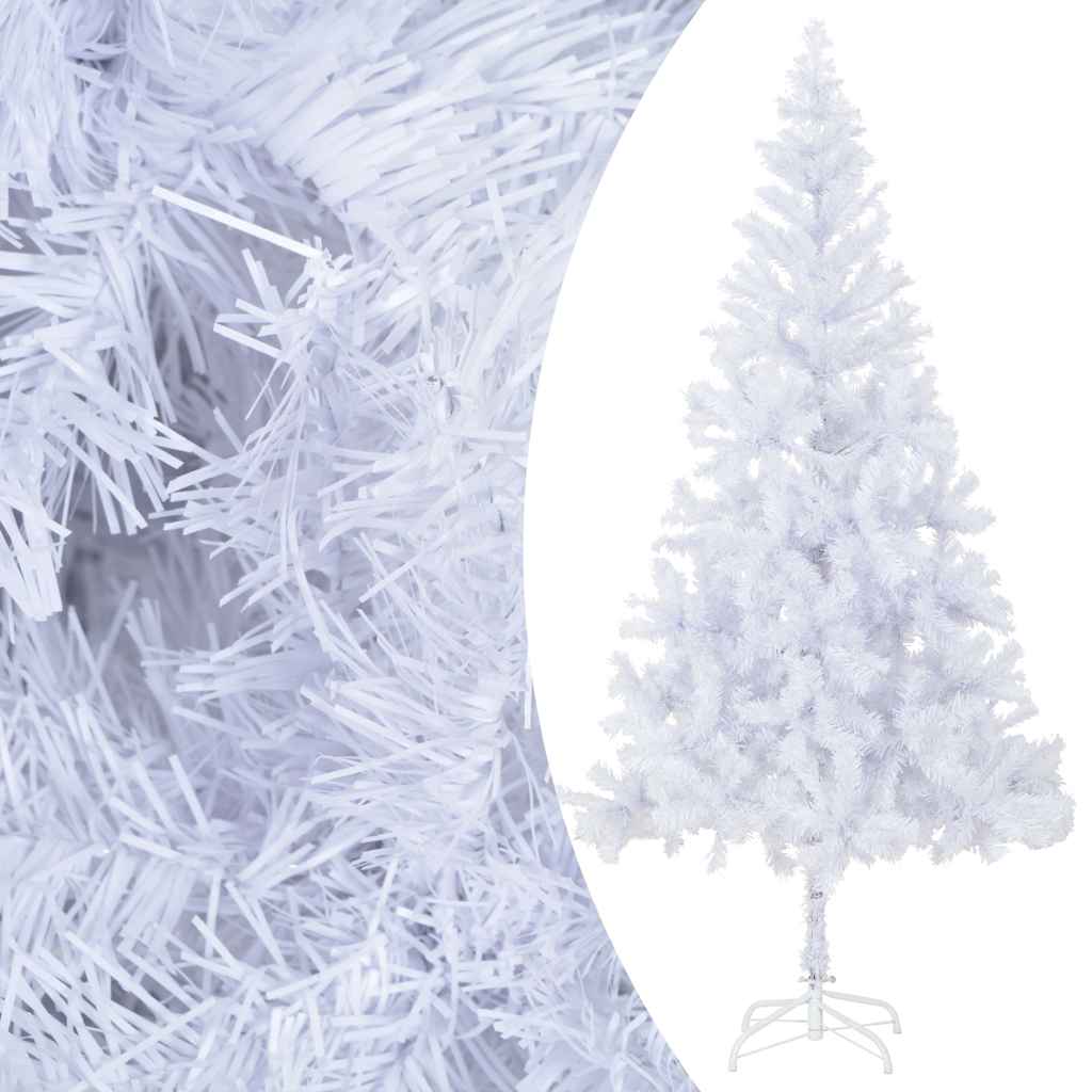 Forhåndsbelyst kunstig juletre med kulesett 210 cm 910 grener