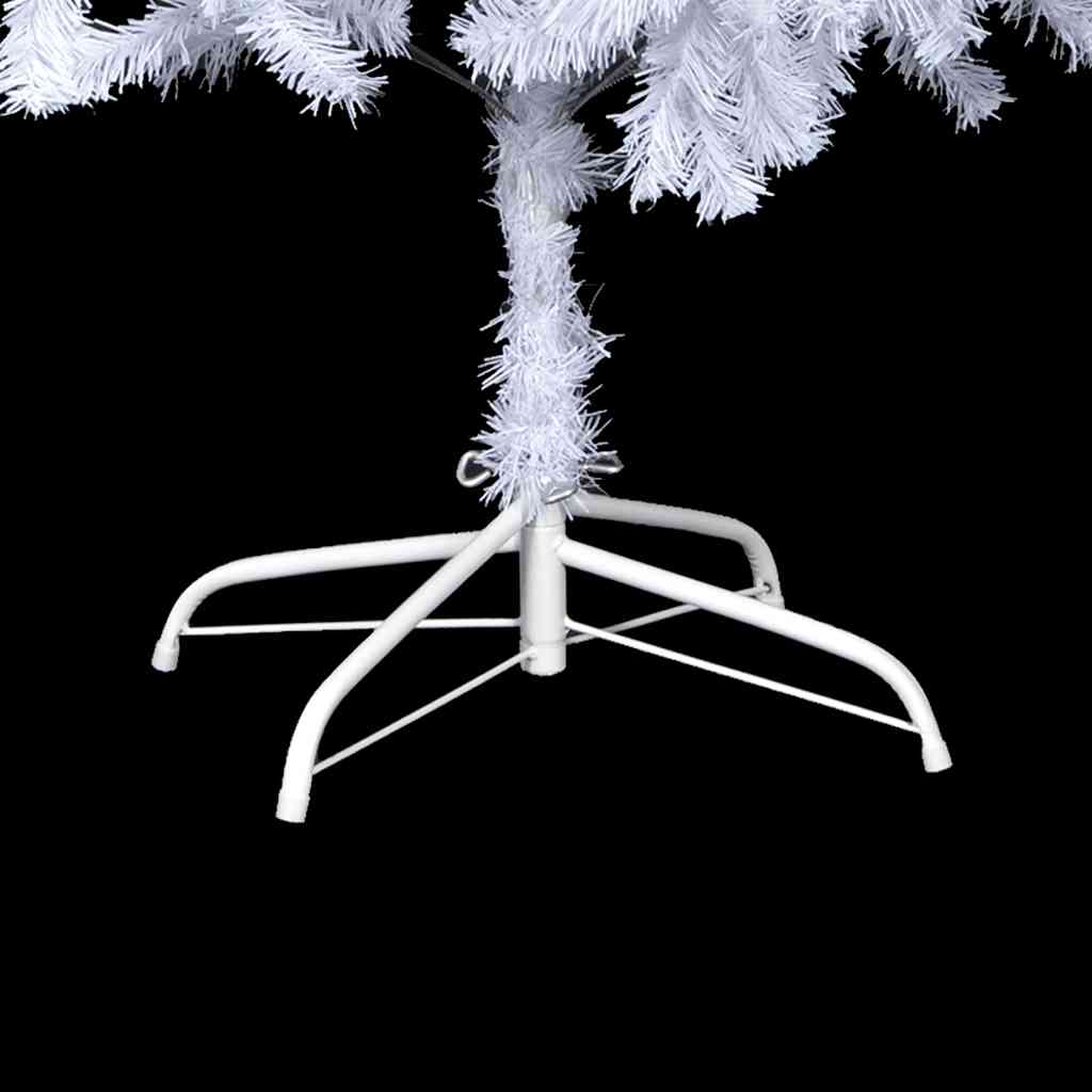 Forhåndsbelyst kunstig juletre med kulesett 210 cm 910 grener