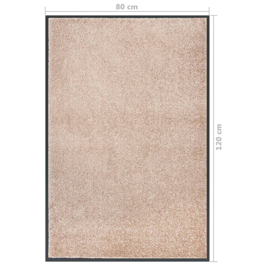 Dørmatte beige 80x120 cm