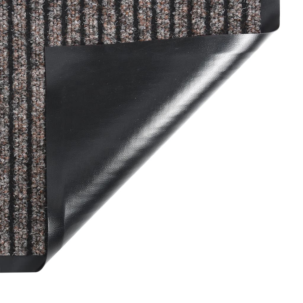 Dørmatte stripet beige 60x80 cm