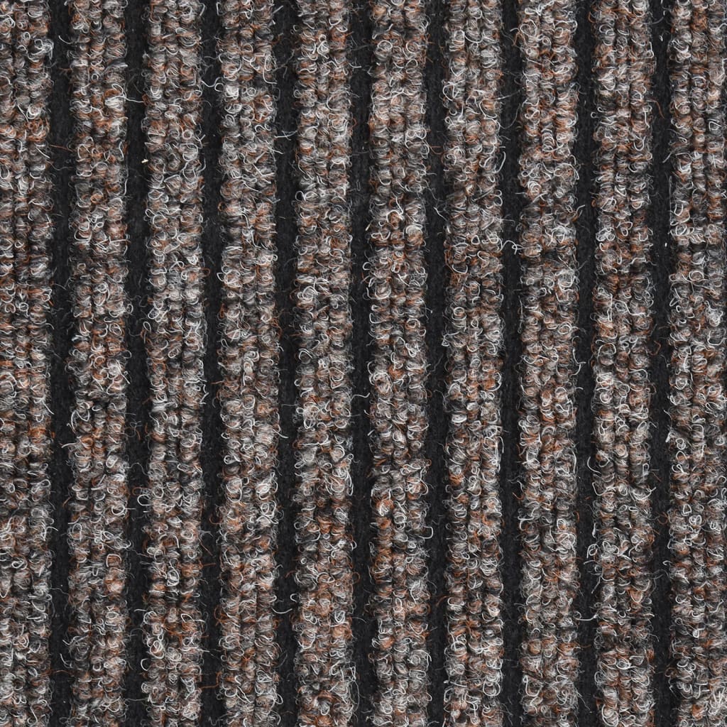 Dørmatte stripet beige 60x80 cm