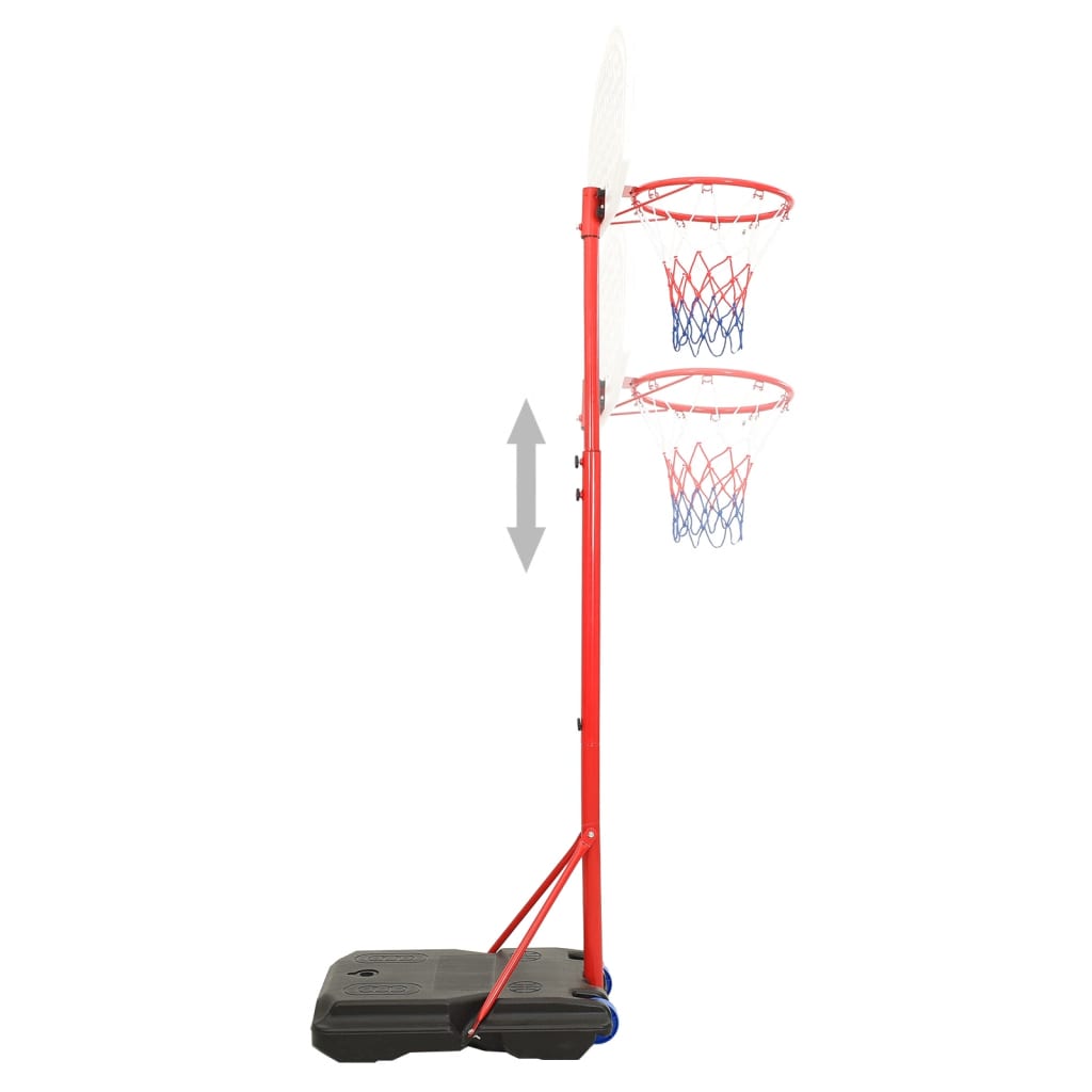 Bærbart basketballkurvsett justerbart 200-236 cm